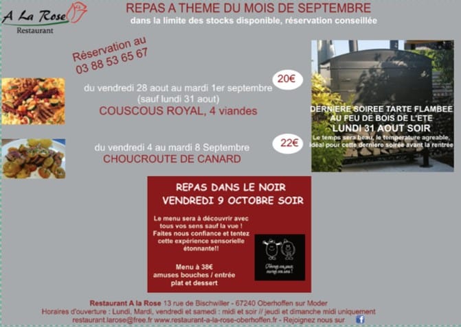 SUGGESTION SEPTEMBRE